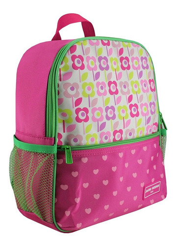 Mochila Escolar Infantil Menina Sapeka Jacki Design Ahl17522 Cor Pink - Flor