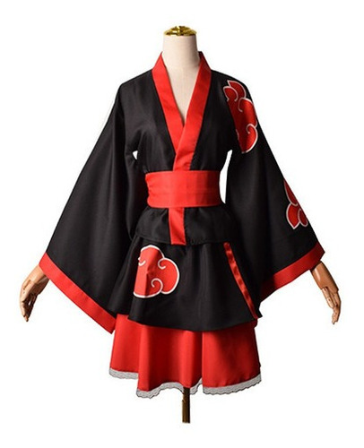 Disfraz De Vestido Kimono Uchiha Lolita