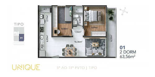 Imagem 2 de 5 de Apartamento Tipo Studio No Centro - 136_1