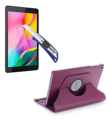 Funda Case Protector + Mica Vidrio Samsung Tab A 8.0 Sm-t290