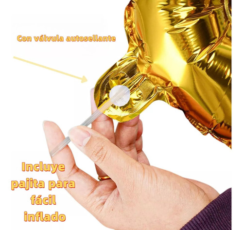 Globo Metálico Feliz Cumpleaños Happy Birthday Party Supplie Color Dorado Feliz Cumpleaños Golden