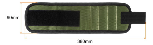 Pulsera Magnética Harfington 9 Imanes Soporte Herramientas V Verde Oscuro 0 Mm 0 Mm