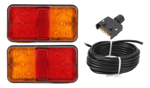 Luces Traseras Sumergibles Para Remolque Dc 12 V, Kit Ip67,