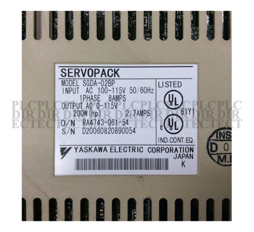 New Yaskawa Sgda-02bp Ac Servo Drive Aac