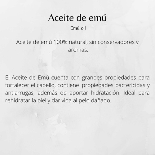 Aceite De EmĂș 100% Puro 16 Oz (473ml)