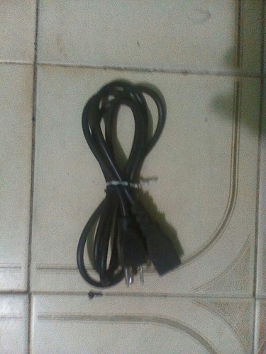 Cable Poder Ac Corriente Computadora Monitor 3 Pines