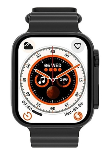 Smartwatch - Serie 8 Ultra Preto/laranja