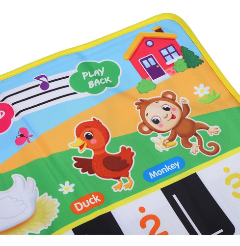 Tapete Musical Para Bebés Touch Play Animal, Piano, Teclado,