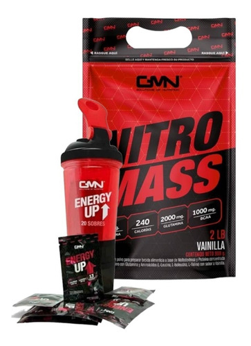 Nitro Mass 2 Libras Whey Protein - L a $47950