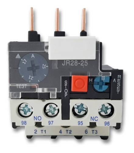 Relé Térmico 17 A 25amp 21a Contactor Cjx2 Nc1 Lc1 No+nc