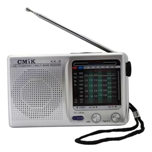 Radio Portatil Baterias Básico Kk-9 Bandas Am Fm 