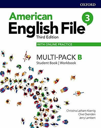 Book : American English File Level 3 Student Book/workbook.