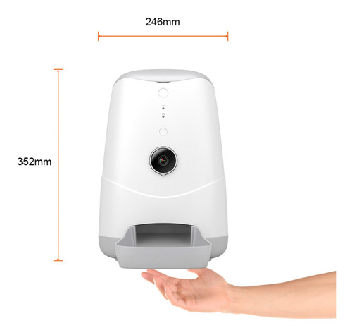 Imagen 5 de 6 de Alimentador Automático Mascotas Wifi 3.7 L Tecnolite Connect