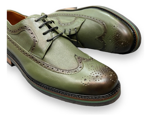 Zapato Formal Verde Mate (caracas_09)