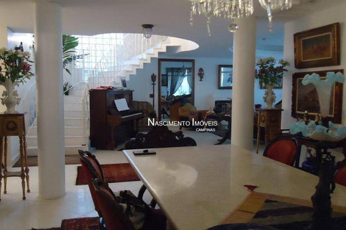 Casa Com 3 Suítes À Venda, 450 M² Por R$ 2.498.000 - Alphaville Dom Pedro - Campinas/sp - Ca0387
