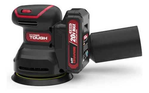 Lijadora Orbital Inalámbrica Hyper Tough Lithium-ion Color Negro Frecuencia