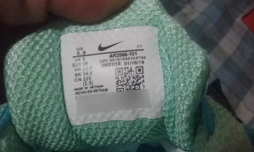 Tenis Nike Shox Tlx Retro Verde Claro N34/35 Original!!! (Usado)