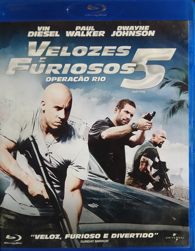 Velozes E Furiosos 5  Blu-ray  Original Novo 