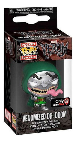 Funko Pocket Pop Keychain Venomized Dr. Doom Gamestop
