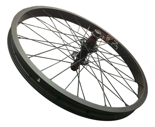 Rueda Trasera Bmx Maza Aluminio Con Rule Eje 14mm Driver 9d