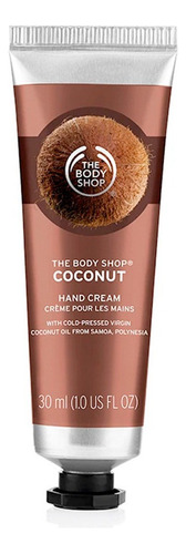  Crema hidratante para cuerpo The Body Shop Bath & Body Coconut en tarro 30mL coco