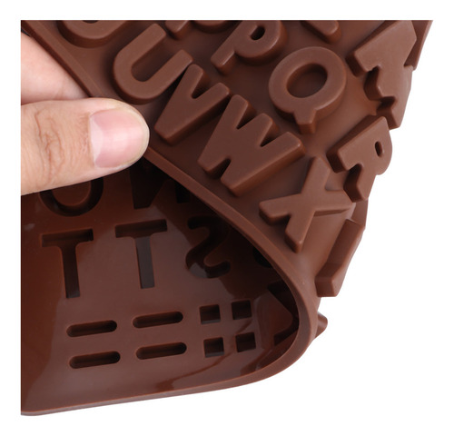 Molde De Silicone Para Bolo De Chocolate Com Letras Em