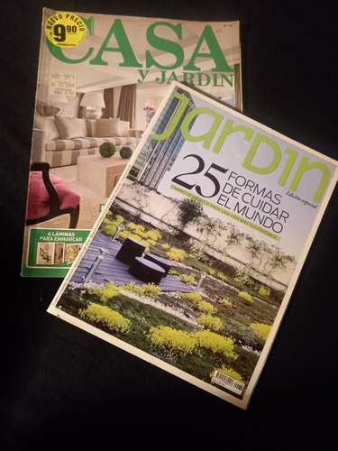 Revista Decoración- Casa Y Jardín / Jardín, 2 Ejemplares (Usado)