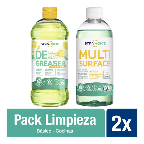 Pack Limpieza Stanhome Lavaloza 750ml + Multi Surface