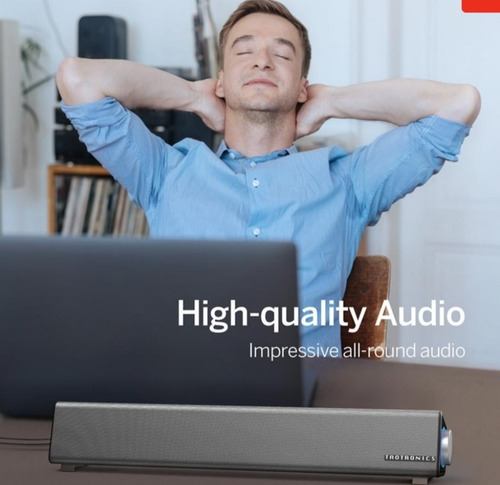 Barra De Sonido Para Pc Taotronics Entrada 3,5mm Smartphone