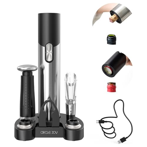 Circle Joy Electric Wine Opener Set Automatic Wine Opener Ki