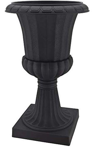 Arcadia Garden Products Pl50bk-2 Urna De Plástico De Lujo (p