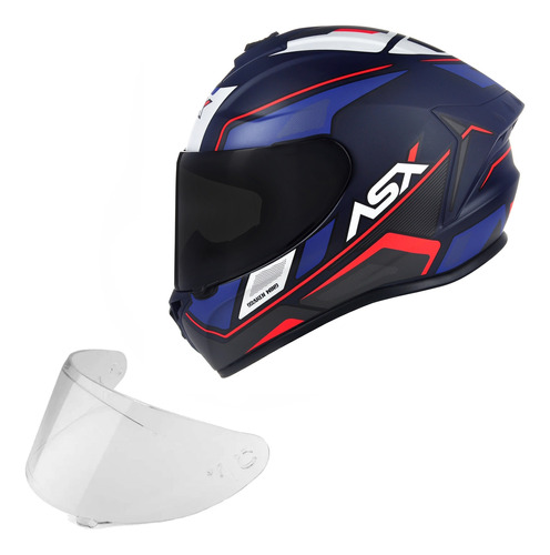 Capacete Asx Draken Eagle Masculino Feminino + Viseira