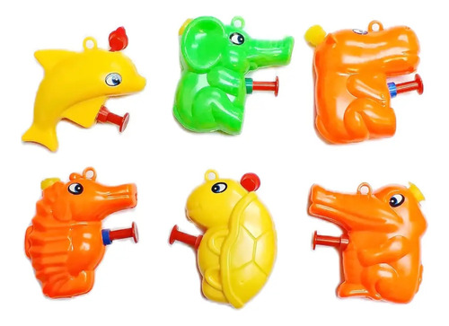 10 Pistola Agua Animales Juguete Piñata Souvenir 