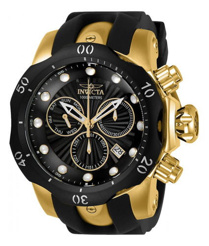 Reloj Para Hombres Invicta Venom 24257 Oro Negro