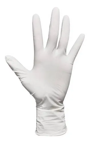 comprar Luvas Descartáveis Descarpack Uso Não Médico Cor Branco Tamanho M De Látex Com Pó x 100 Unidades