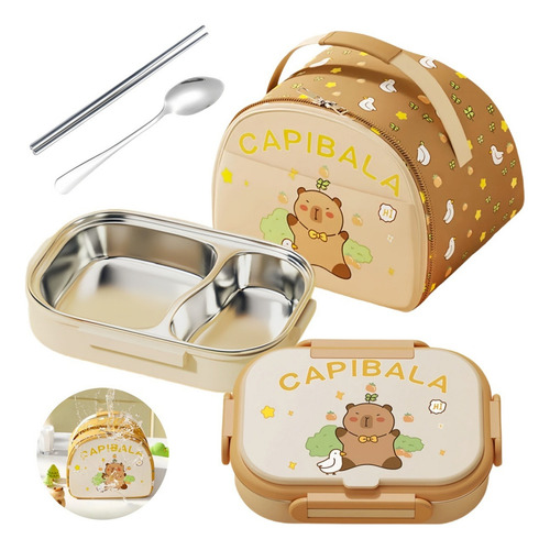 Lancheira De Capivara Com Bolsa Isolada