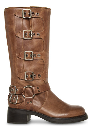 Botas Sm Biker Brocks Piel Mujer