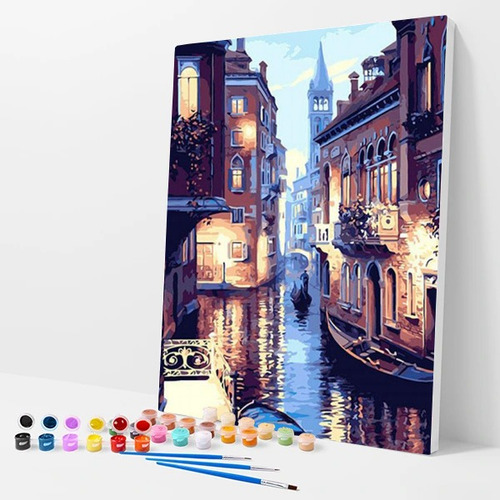 Pintura Numerada Gran Canal De Veneza