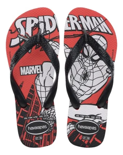Sandalias Hombre Top Rojo Marvel Havaianas