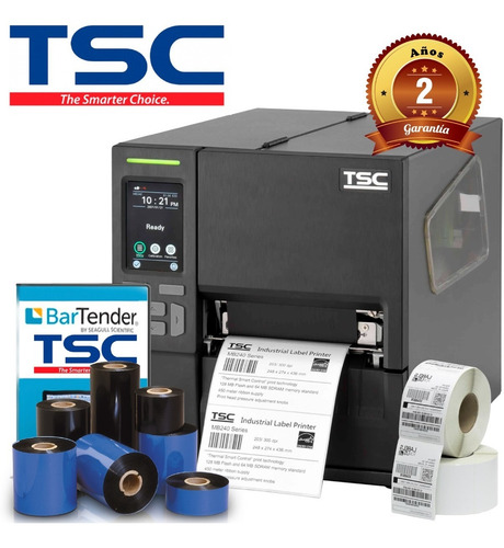 Impresora De Etiquetas Industrial Tsc Mb240 Conexion Red