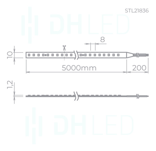 Fita Full Led Pro 19w 24v Stella 3000k Irc97 Stl21836/30