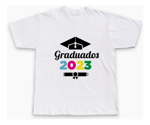 Remera Graduados 2023 Blancas 