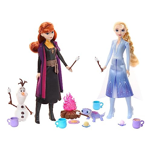 Disney Frozen Forest Adventures Gift Set Con 2 Muñecas, 2 Fi