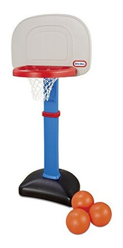 Set De Baloncesto Lt Little Tikes Easyscore Blue 3 Ball Excl