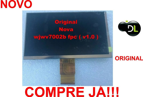 Display Lcd Original Dl Wjwv7002b Fpc V1.0 P Tablets Testado