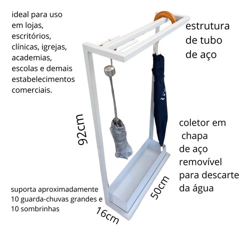 Suporte Porta Guarda Chuva Grande Para Comércio