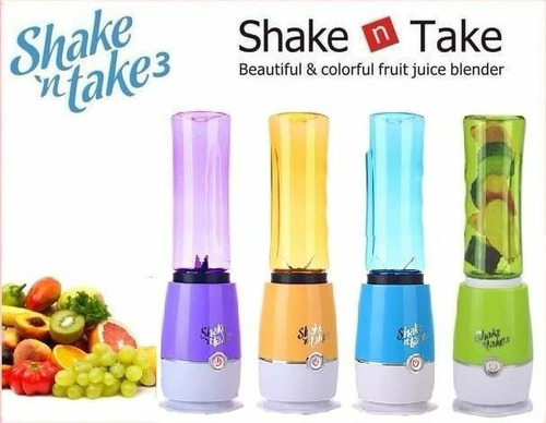 Licuadora Deportiva Shake And Take 3. Enchufe Homologado.