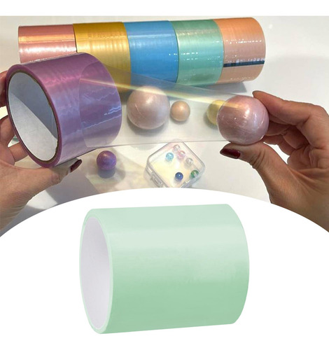 Sticky Ball Rolling Tape Game Wire Drawing Ball Cinta Verde