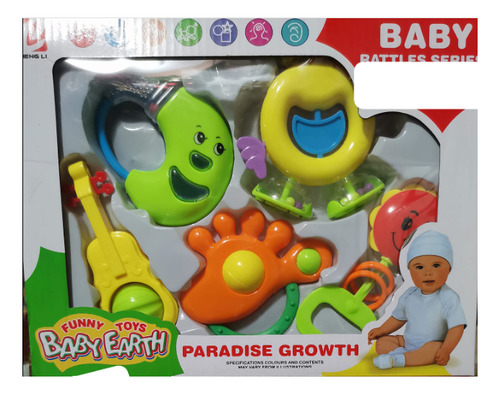 Set Sonajas Para Bebe Juguete Estimulación