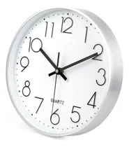 Comprar Jomparis Reloj De Pared Plateado Reloj De Pared Silencioso Y
